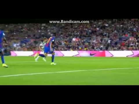 شاهد أهداف إيبار في مرمى برشلونة