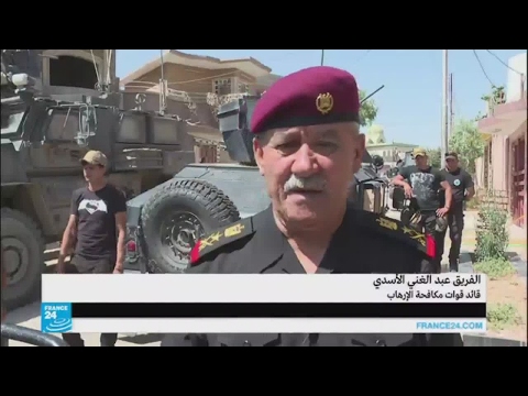 شاهد الفريق عبد الغني الأسدي يؤكّد فتح ممرات آمنة في الموصل