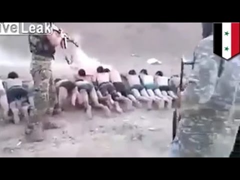 شاهد مجزرة دموية لأطفال في سورية