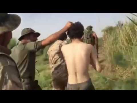 شاهد لحظة توقيف أحد عناصر داعش