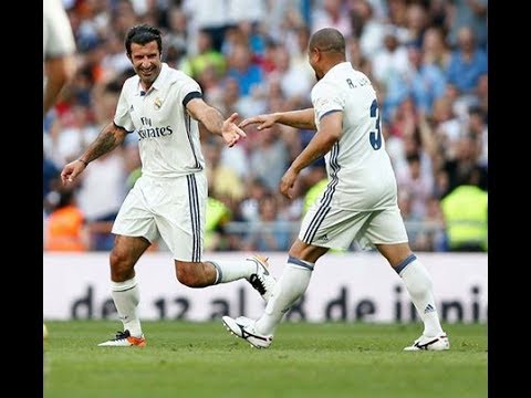 هدف عالمي لـفيغو فى المباراة الخيرية أمام روما