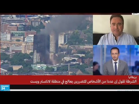 شاهد هل عرف سبب الحريق الذي نشب ببرج سكني غربي لندن
