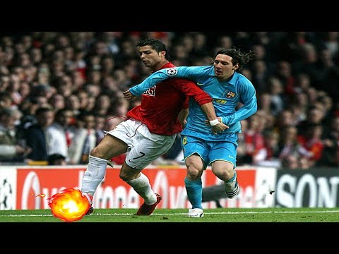 شاهد عندما واجه كريستيانو رونالدو ليونيل ميسي للمرة الأولى