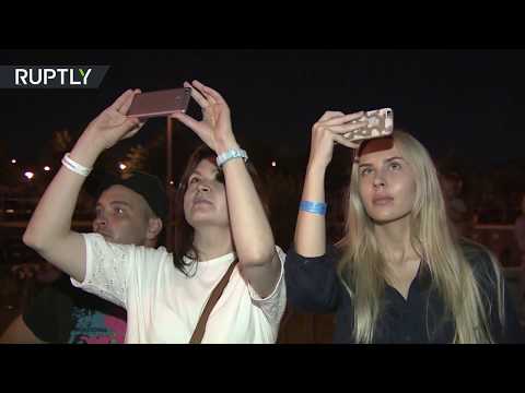 انطلاق المهرجان الدولي الثالث للألعاب النارية في موسكو
