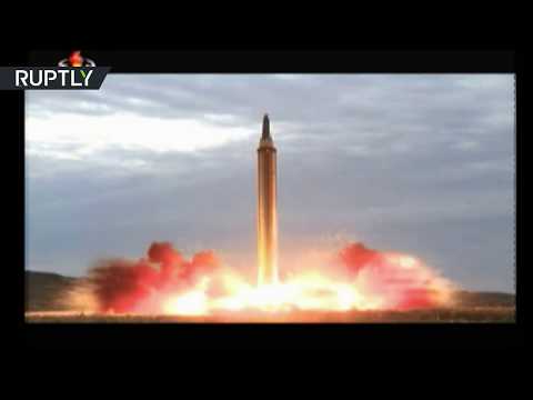 شاهد لحظة إطلاق صاروخ كوري شمالي صوب اليابان