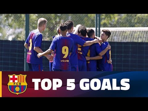 شاهد أفضل 5 أهداف لشباب أكاديمية برشلونة الماسية