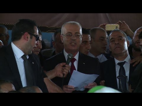 رامي الحمد الله في غزة في محاولة لإنجاز المصالحة الفلسطينية