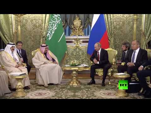 بوتين يستقبل الملك سلمان في موسكو