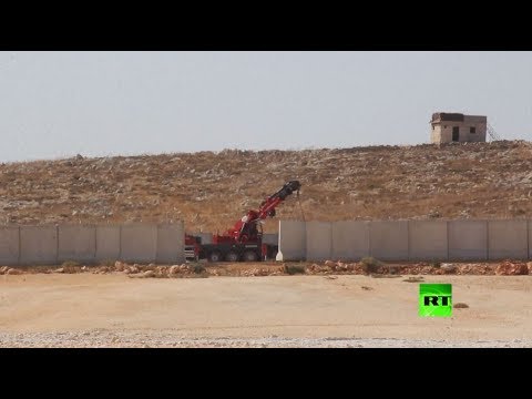 تركيا تفتح ثغرة في الجدار الأمني على الحدود السورية