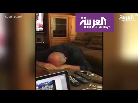 بالفيديو  شاب يسجل فرحة والده بتأهل مصر إلى المونديال