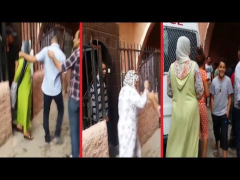 شاهد لحظة مداهمة وكر للدعارة في مراكش