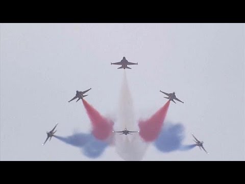 أحدث المقاتلات الحربية في معرض أديكس في كوريا الجنوبية