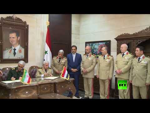 شاهد علي أيوب ونظيره الإيراني محمد باقري يوقعان مذكرة تفاهم