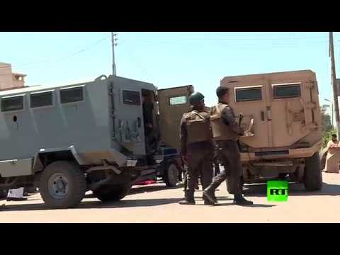 حضور أمني مكثف في موقع كمين الواحات