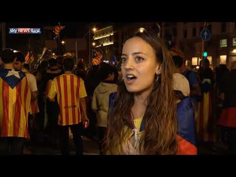تهديدات مدريد وتظاهرات كتالونيا