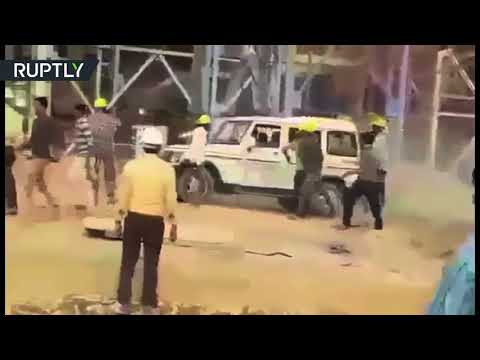 شاهد انفجار في محطة كهرباء شمالي الهند يخلف عشرات القتلى والجرحى