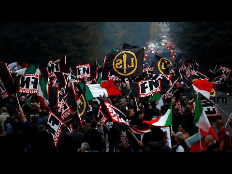 حزب يميني يحتج في روما ضد قانون قد يمنح الجنسية لأطفال المهاجرين