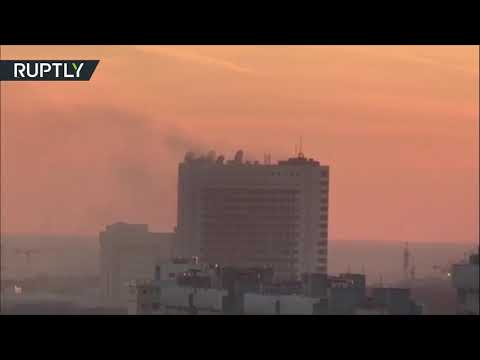 حريق في مقر الاستخبارات الخارجية الروسية