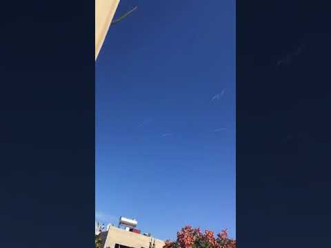 شاهد إسقاط طائرة بدون طيار قرب حدود الجولان المحتل‎