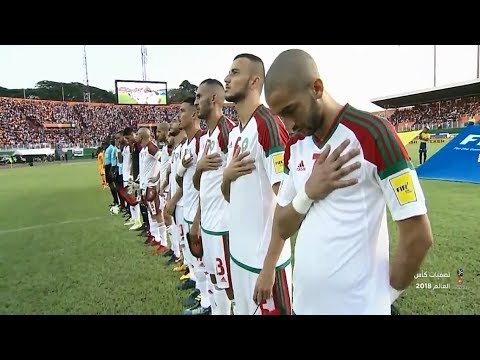 شاهد لحظة عزف النشيد الوطني لمنتخب الأسود في أبيدجان