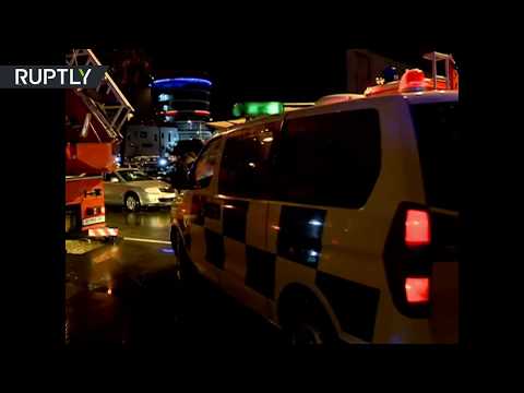 وفاة 12 شخصا بحريق في فندق 5 نجوم في باطومي الجورجية