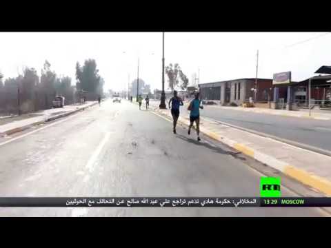 شاهد انطلاق ماراثون في بغداد للسلام