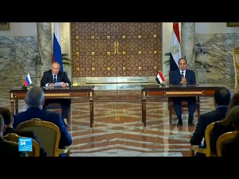 بوتين في زيارة خاطفة إلى القاهرة وتركيا