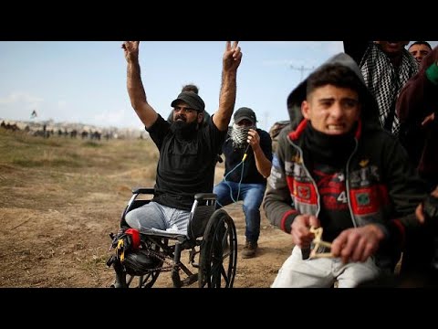 ثائر غزة إبراهيم أبو ثريا يسقط برصاص قناص إسرائيلي
