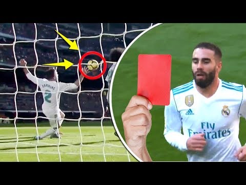 أغرب حالات لمس اللاعبين الكرة باليد