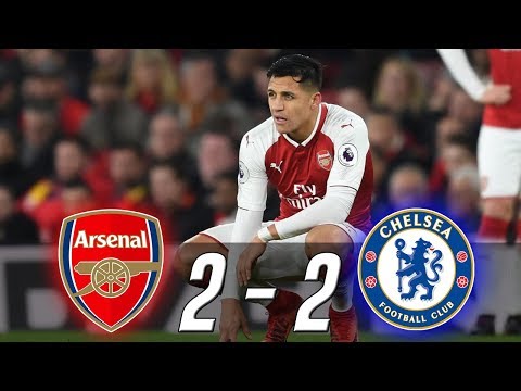 أهداف مباراة فريقي أرسنال وتشيلسي