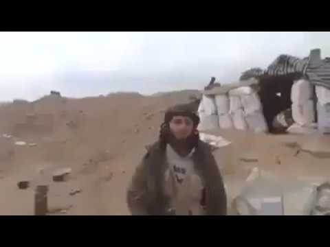 لحظة نسف أحد المتطرفين بسلاح جو الجيش المصري