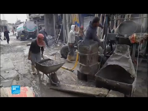 شاهد ورشات البناء تعود إلى الموصل