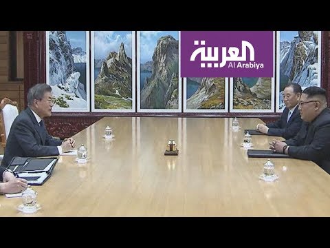 لقاء بين زعيمي الكوريتين
