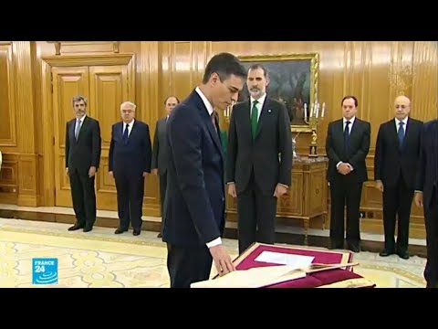 سانشيز يؤدي اليمين الدستورية بصفته رئيسًا لحكومة إسبانيا