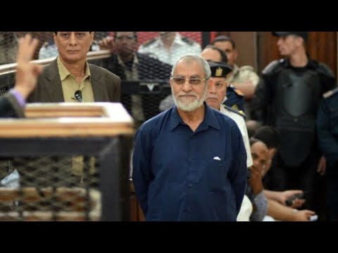 الحكم بالسجن المؤبد على مرشد الإخوان المسلمين محمد بديع