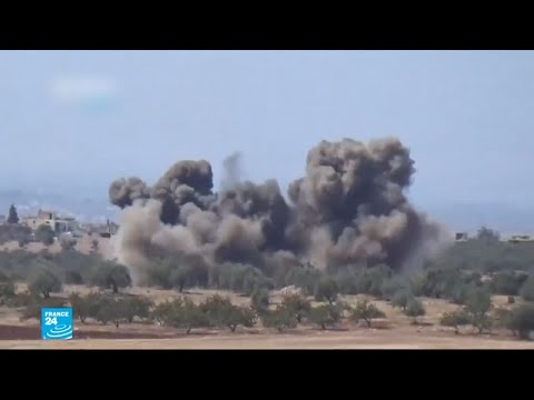 شاهد  غارات روسية وسورية على إدلب ومحيطها