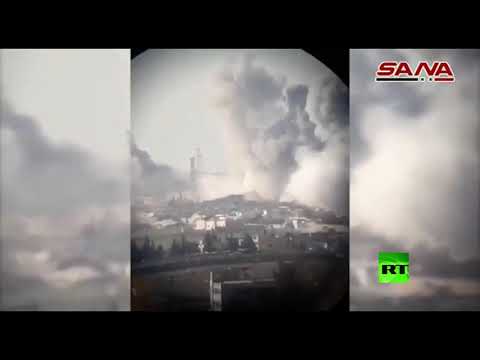 الجيش السوري ينشر فيديو لتفجير ضخم في حلب