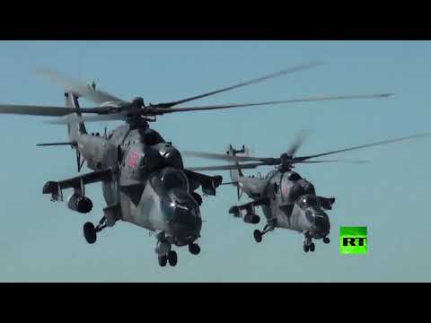 تدريبات مشتركة للقوات البرية والجوية الروسية في شمال القوقاز