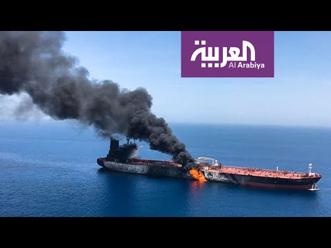 فيديو متداول لما يعتقد أنه حريق على متن سفينة قبالة ساحل الإمارات