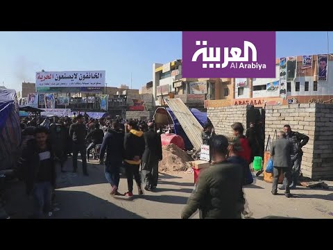 خيام العراقيون من الطوب والاسمنت لمواجهة رصاص ونيران المجهولين