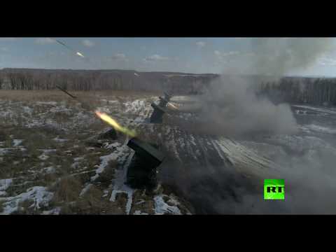 شاهد آمور الروسية تشهد أول استخدام لـراجمات صواريخ غراد