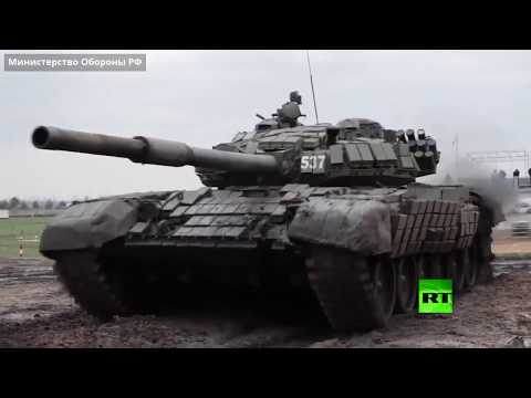 تدريبات الرماية لأقوى دبابات الجيش الروسي