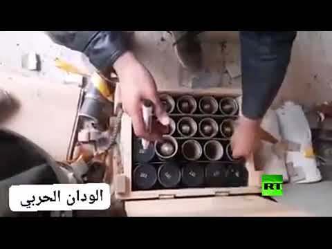 شاهد قوات الوفاق تكتب أدعية على القذائف