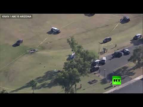 بالفيديو تحطم مروحية في أريزونا