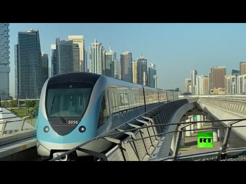 لقطات من مترو دبي بعد تخفيف إجراءات الحظر