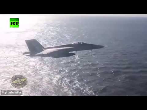 اقتراب خطير لطائرة إيل38 روسية من حاملة طائرات أميركية