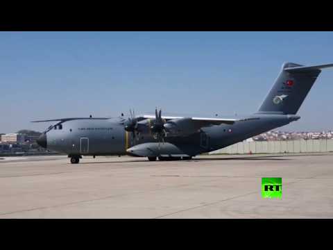 طائرة عسكرية تركية محملة بمساعدات طبية تقلع إلى الولايات المتحدة
