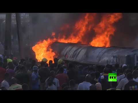 انفجار ناقلة وقود في لاغوس بنيجيريا