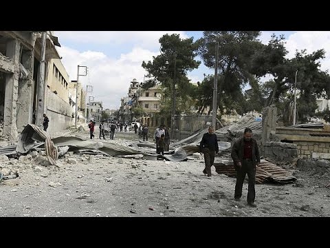 شاهد مقتل 8 أشخاص إثر قصف على حي السليمانية والسيد علي
