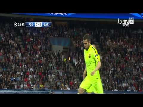 شاهد أهداف فوز برشلونة على باريس سان جيرمان